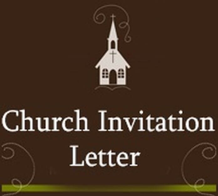 Church Invitation Letter Templates